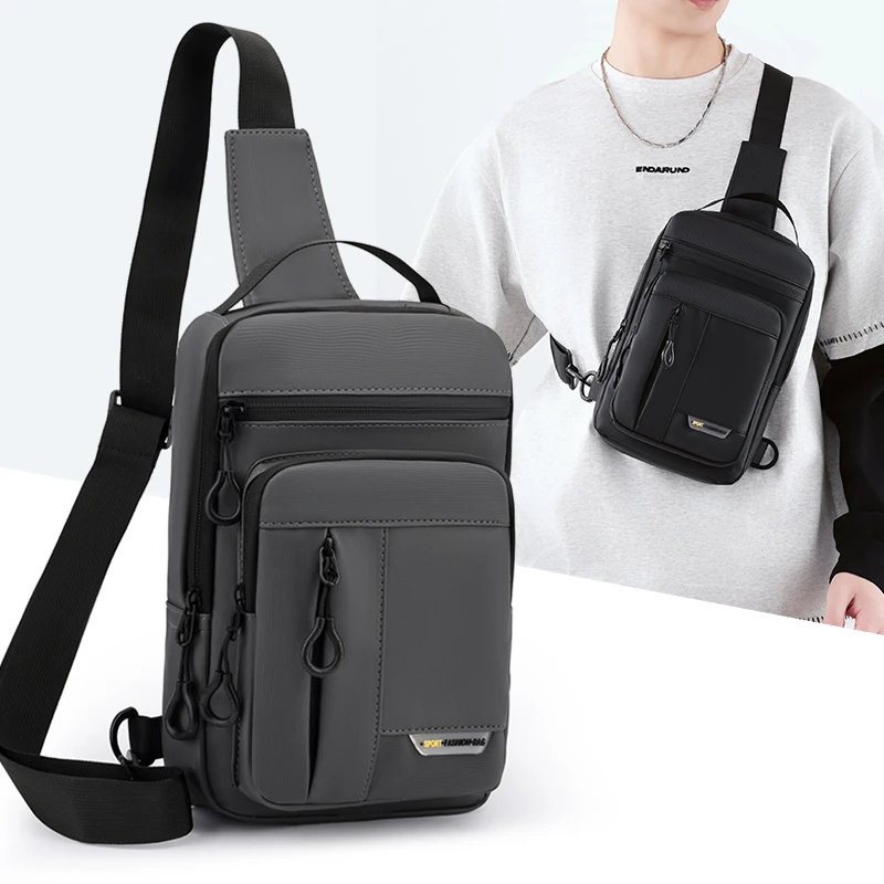 Lightweight Durable Men Crossbody Chest Bag Anti-Theft Zipper Design Multi-Pocket Oxford Shoulder Pack For Work Sport Hiking
Lightweight Durable Men Crossbody Chest Bag Anti-Theft Zipper Design Multi-Pocket Oxford Shoulder Pack For Work Sport Hiking