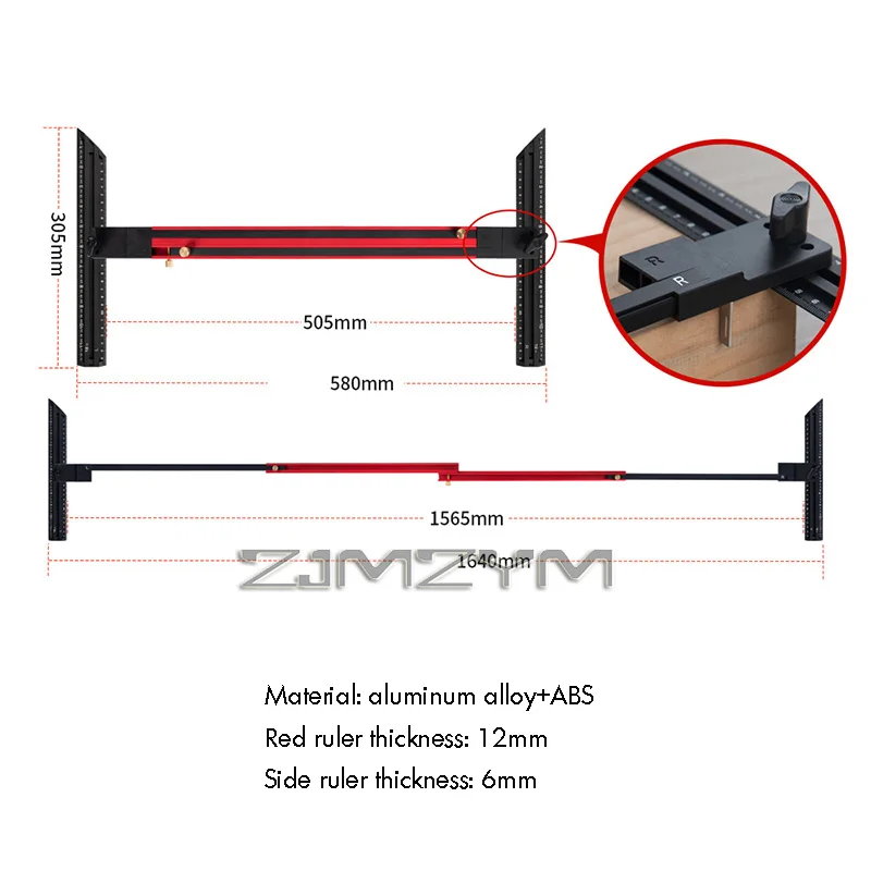 New Stair Tread Template Tool - 360 Degree Rotation Step Measuring Jig Tool with Ruler - Guage Wizard Scribe Tool Cutting Guides
New Stair Tread Template Tool - 360 Degree Rotation Step Measuring Jig Tool with Ruler - Guage Wizard Scribe Tool Cutting Guides