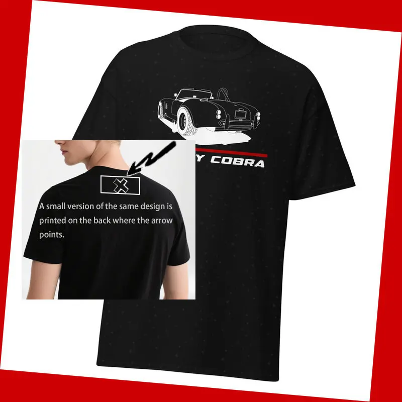 00013236#A Silhouette With text T-shirt For For.dcar Shelby Cobra Roadster Double print tee Men Women T Shirt Casual Racing Car
00013236#A Silhouette With text T-shirt For For.dcar Shelby Cobra Roadster Double print tee Men Women T Shirt Casual Racing Car