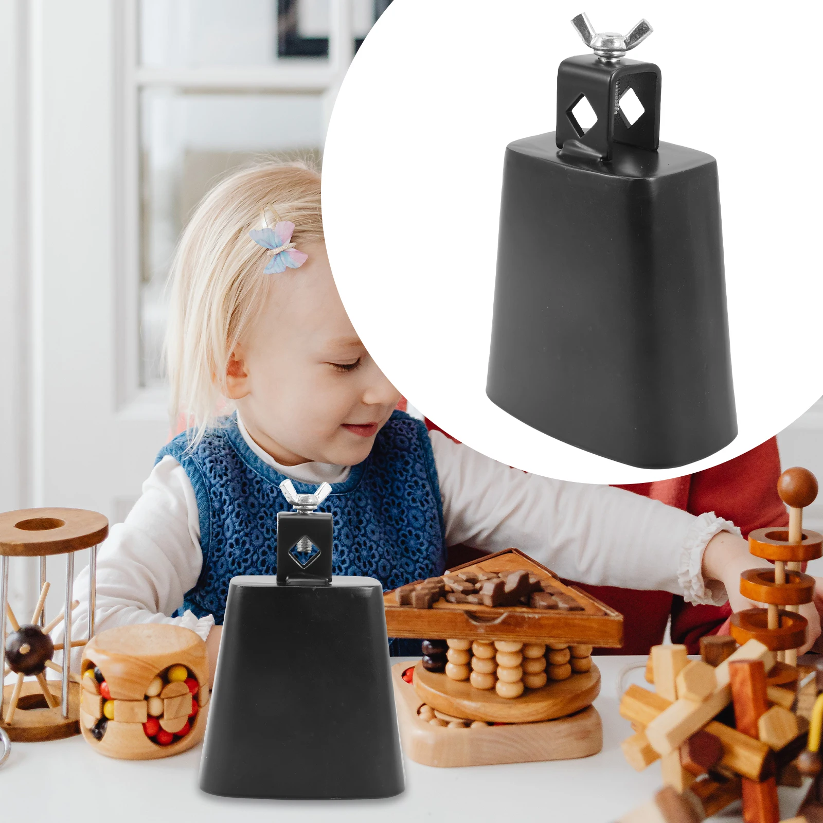 1 Set Metal With Stick Hand Percussion Instrument Kids Educational Musical Instrument For Children Cowbell Noise Maker Cheering 
1 Set Metal With Stick Hand Percussion Instrument Kids Educational Musical Instrument For Children Cowbell Noise Maker Cheering