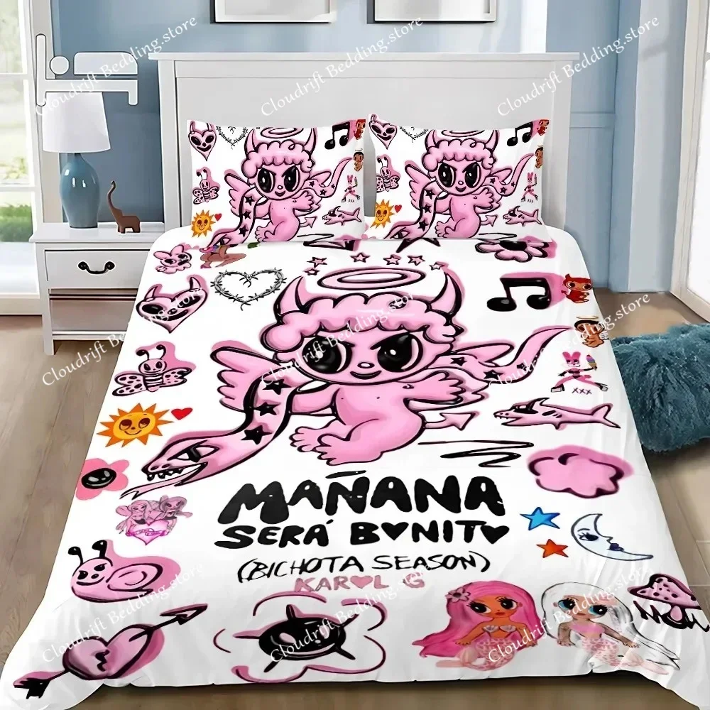 Duvet Cover Pillowcase Bedding Set Karol G Manana Sera Bonito Adult BoyGirl Bedroom Decoration Children Single Double Large Size
Duvet Cover Pillowcase Bedding Set Karol G Manana Sera Bonito Adult BoyGirl Bedroom Decoration Children Single Double Large Size