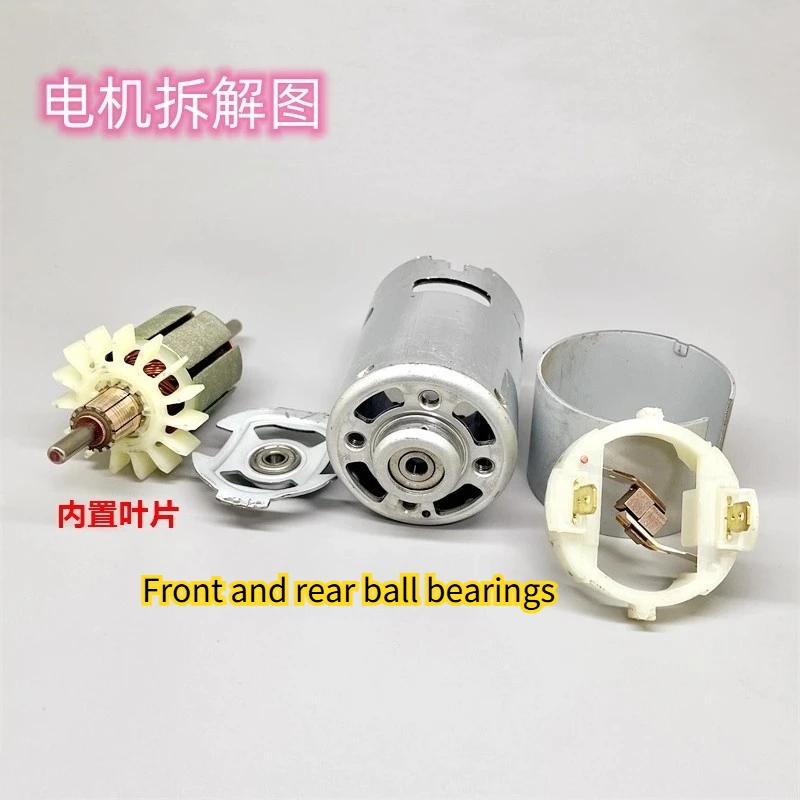 RS-887 Motor DC 12V 18V 19700RPM High Speed High Power Double Ball Bearing 48mm Motor Carbon Brush Electric Drill Garden Tool
RS-887 Motor DC 12V 18V 19700RPM High Speed High Power Double Ball Bearing 48mm Motor Carbon Brush Electric Drill Garden Tool