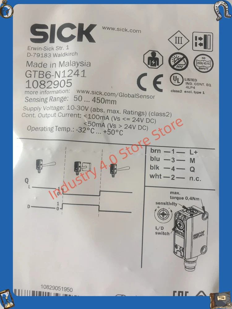 GTB6-N1241 GTB6-N1211 Photoelectric Switch GTE6-N1231 100% NEW
GTB6-N1241 GTB6-N1211 Photoelectric Switch GTE6-N1231 100% NEW