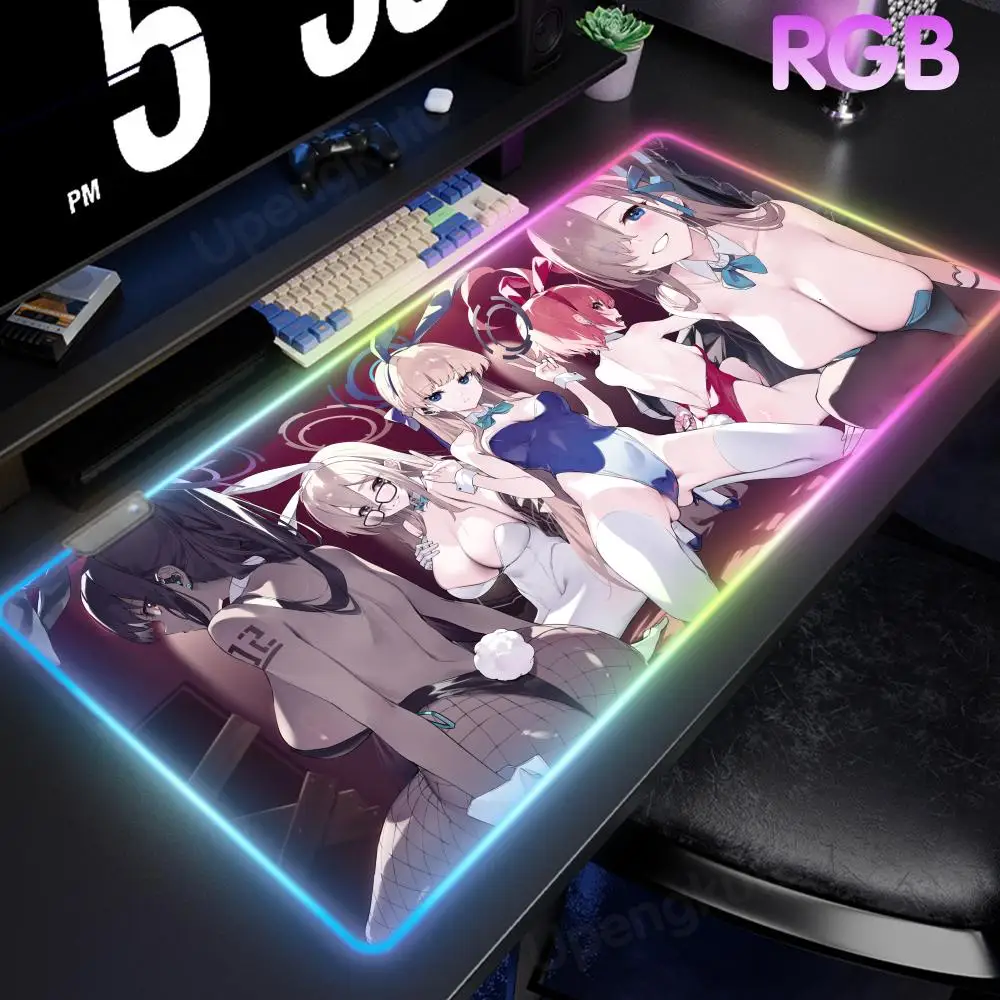 Ichinose Asuna Mouse Pad RGB Mouse Mauspad Pad LED Large Mice Pad Gamer 3 mm Mouse Pad Luminous Desk Mat
Ichinose Asuna Mouse Pad RGB Mouse Mauspad Pad LED Large Mice Pad Gamer 3 mm Mouse Pad Luminous Desk Mat