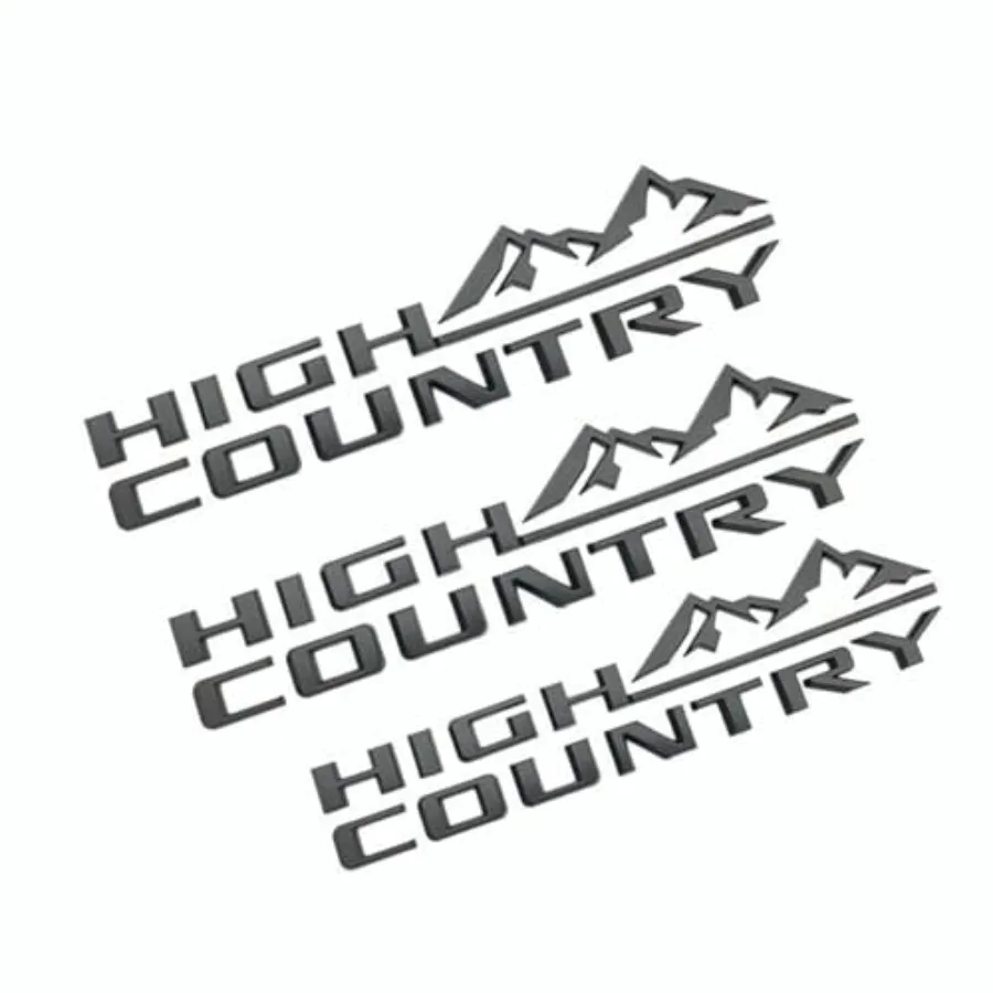 3pcs High Country Fender Tailgate Letter Logo Emblem 3D Badge Namaplate Replacement for 2019-2023 Tahoe Silverado 1500 2500HD 3
3pcs High Country Fender Tailgate Letter Logo Emblem 3D Badge Namaplate Replacement for 2019-2023 Tahoe Silverado 1500 2500HD 3