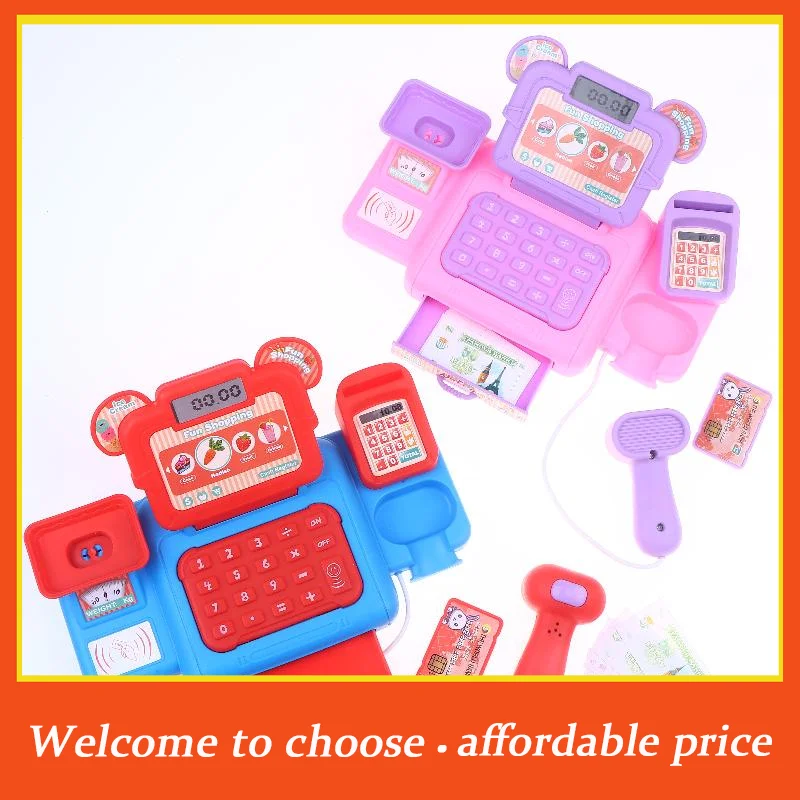 //1 Set Parent-Child Cash Register Simulation Toy Interactive Light Music Role-Playing Children's Play Home Toys
//1 Set Parent-Child Cash Register Simulation Toy Interactive Light Music Role-Playing Children's Play Home Toys