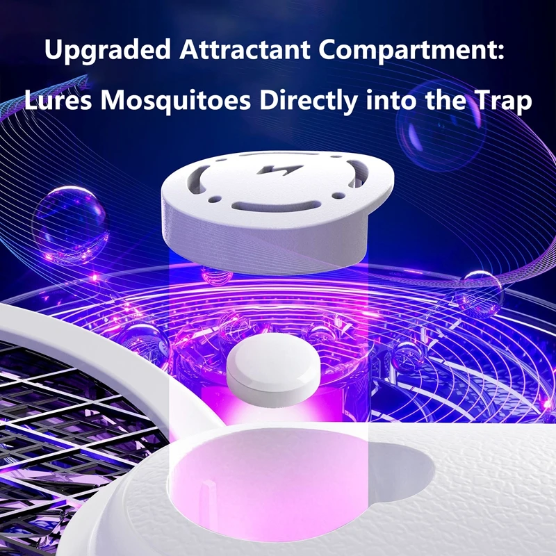 3 in 1 Electric Mosquito Racket Rotatable Foldable Rechargeable Mosquito Killer Lamp Purple Light Attractant Handheld Bug Zapper
3 in 1 Electric Mosquito Racket Rotatable Foldable Rechargeable Mosquito Killer Lamp Purple Light Attractant Handheld Bug Zapper