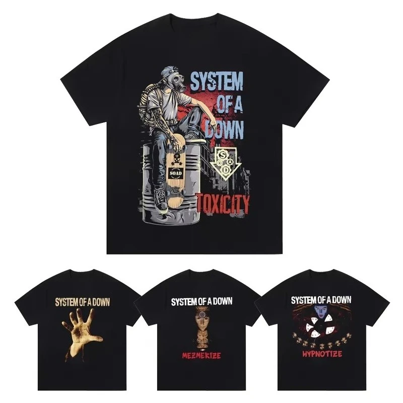 System of A Down Singer Band T Shirt Men Women HipHop Rapper Tee Fashion Short Sleeve Tshirt Summer Oversized Streetwear T-shirt
System of A Down Singer Band T Shirt Men Women HipHop Rapper Tee Fashion Short Sleeve Tshirt Summer Oversized Streetwear T-shirt