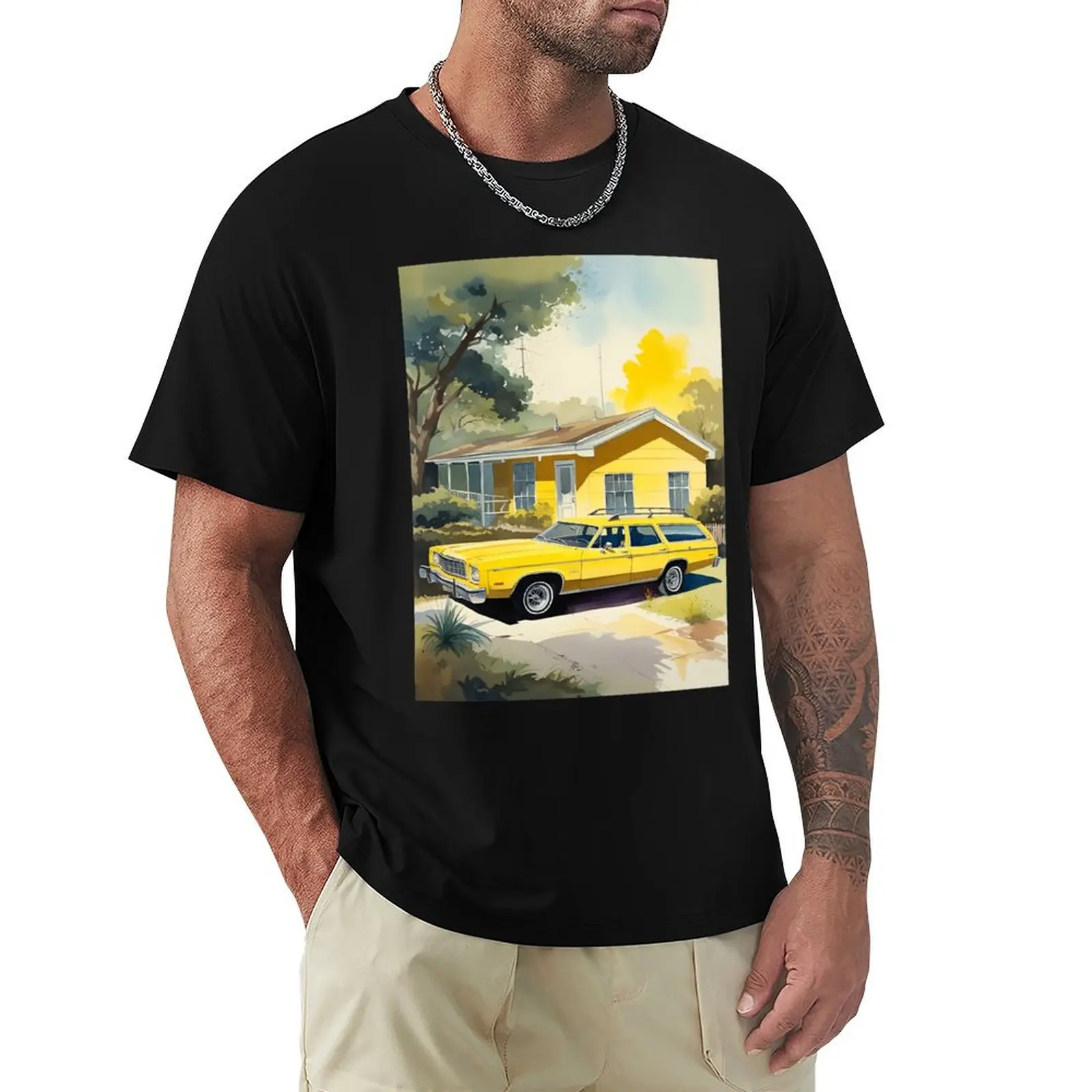 Sun-Kissed '70s Suburbia T-Shirt vintage t shirts for a boy funny shirt cotton topping oversized t shirt men
Sun-Kissed '70s Suburbia T-Shirt vintage t shirts for a boy funny shirt cotton topping oversized t shirt men