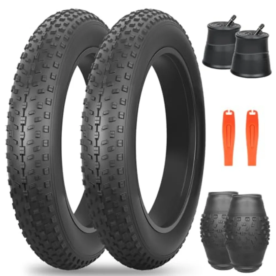 Fat Bike Tire Electric Bike Tire 20 x 4.0 inch Heavy Duty Anti-Slip Foldable Replacement All Terrains Tire for E-Bike Kids Bike
Fat Bike Tire Electric Bike Tire 20 x 4.0 inch Heavy Duty Anti-Slip Foldable Replacement All Terrains Tire for E-Bike Kids Bike