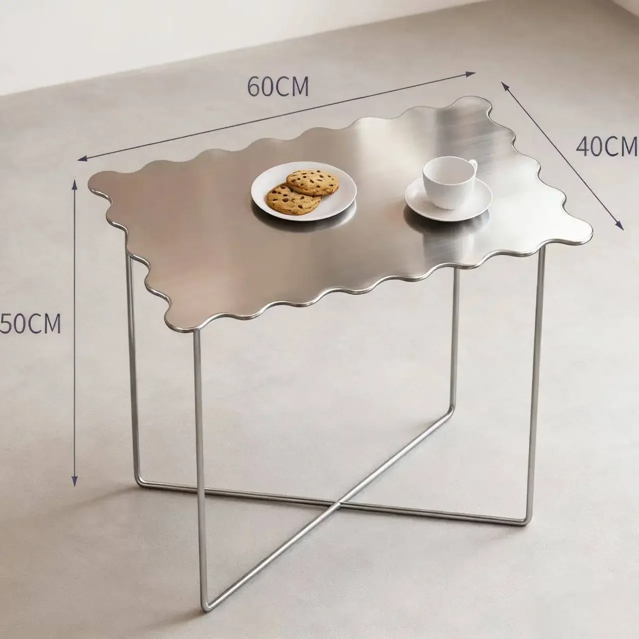 TQH7.2 stainless steel brushed natural color small coffee table side table light luxury sofa living room new creative wrought
TQH7.2 stainless steel brushed natural color small coffee table side table light luxury sofa living room new creative wrought