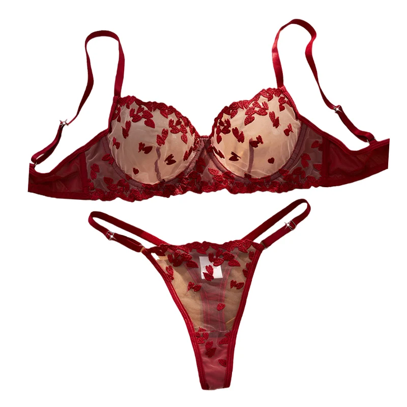 Сексуальное женское белье на день Святого Валентина с вышивкой в виде сердца, романтическое женское нижнее белье, сетчатое белье винно-красного цвета, интимный прозрачный бюстгальтер, трусики, комплекты
Сексуальное женское белье на день Святого Валентина с вышивкой в виде сердца, романтическое женское нижнее белье, сетчатое белье винно-красного цвета, интимный прозрачный бюстгальтер, трусики, комплекты