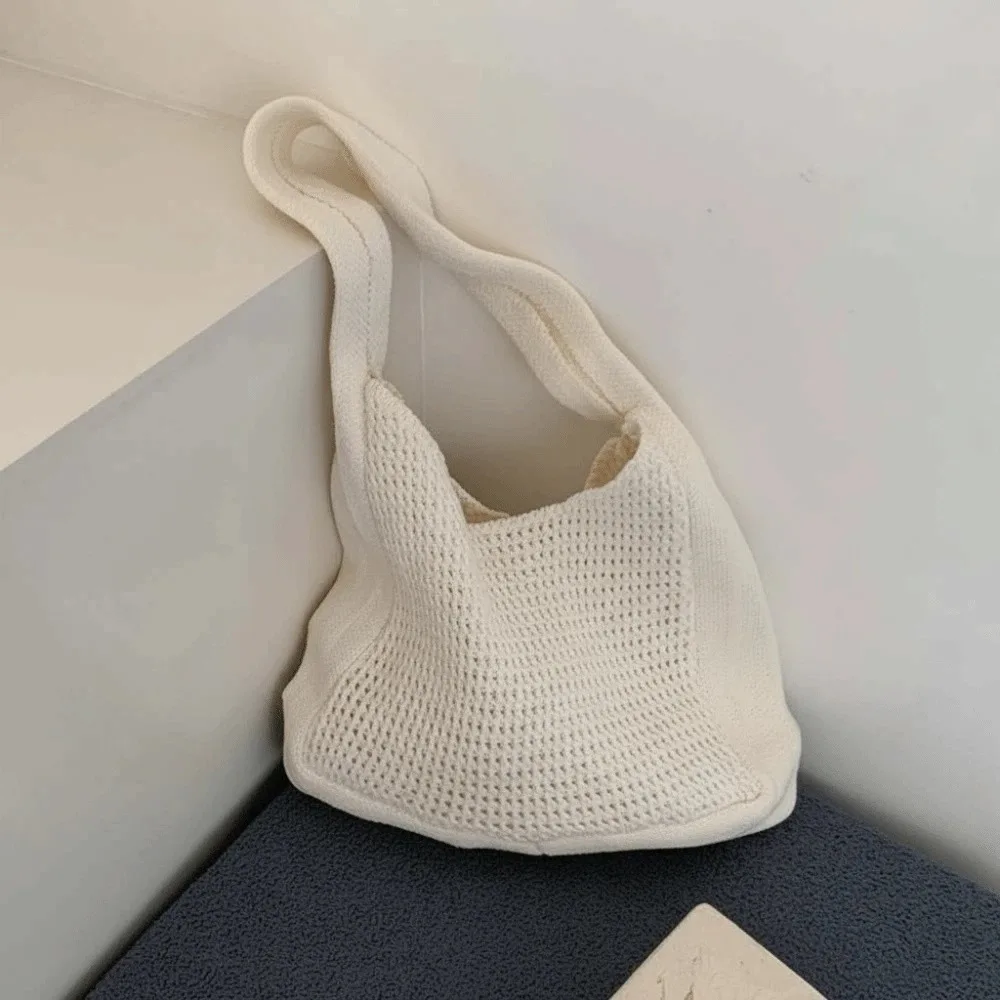 Симпатичная вязаная сумка-тоут большой вместимости, дышащая, легкая, однотонная, для пляжного отдыха, летняя
Симпатичная вязаная сумка-тоут большой вместимости, дышащая, легкая, однотонная, для пляжного отдыха, летняя