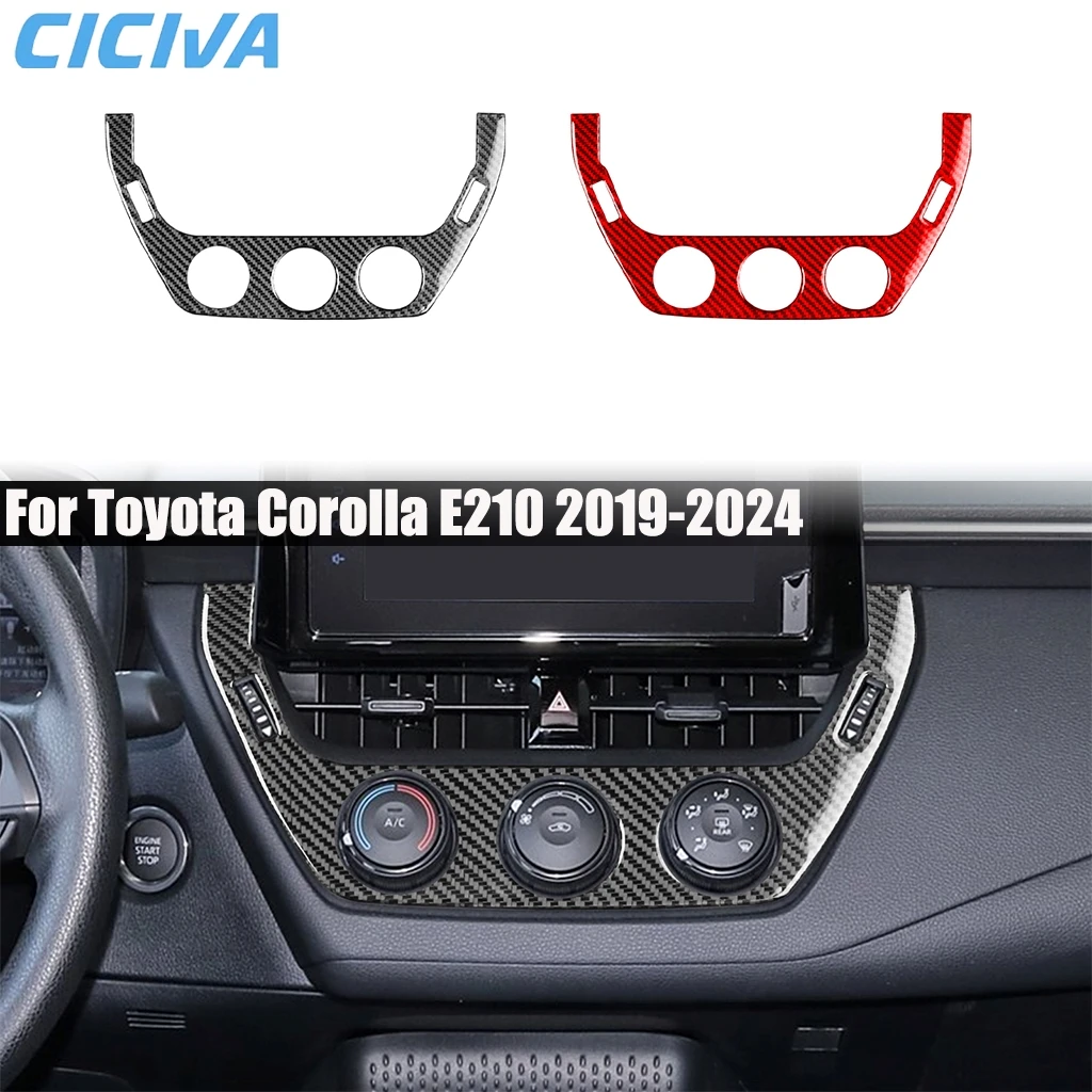Carbon Fiber Car Accessories Center Console Climate Knob Interior Cover Modified Trim Sticker For Toyota Corolla E210 2019-2024
Carbon Fiber Car Accessories Center Console Climate Knob Interior Cover Modified Trim Sticker For Toyota Corolla E210 2019-2024