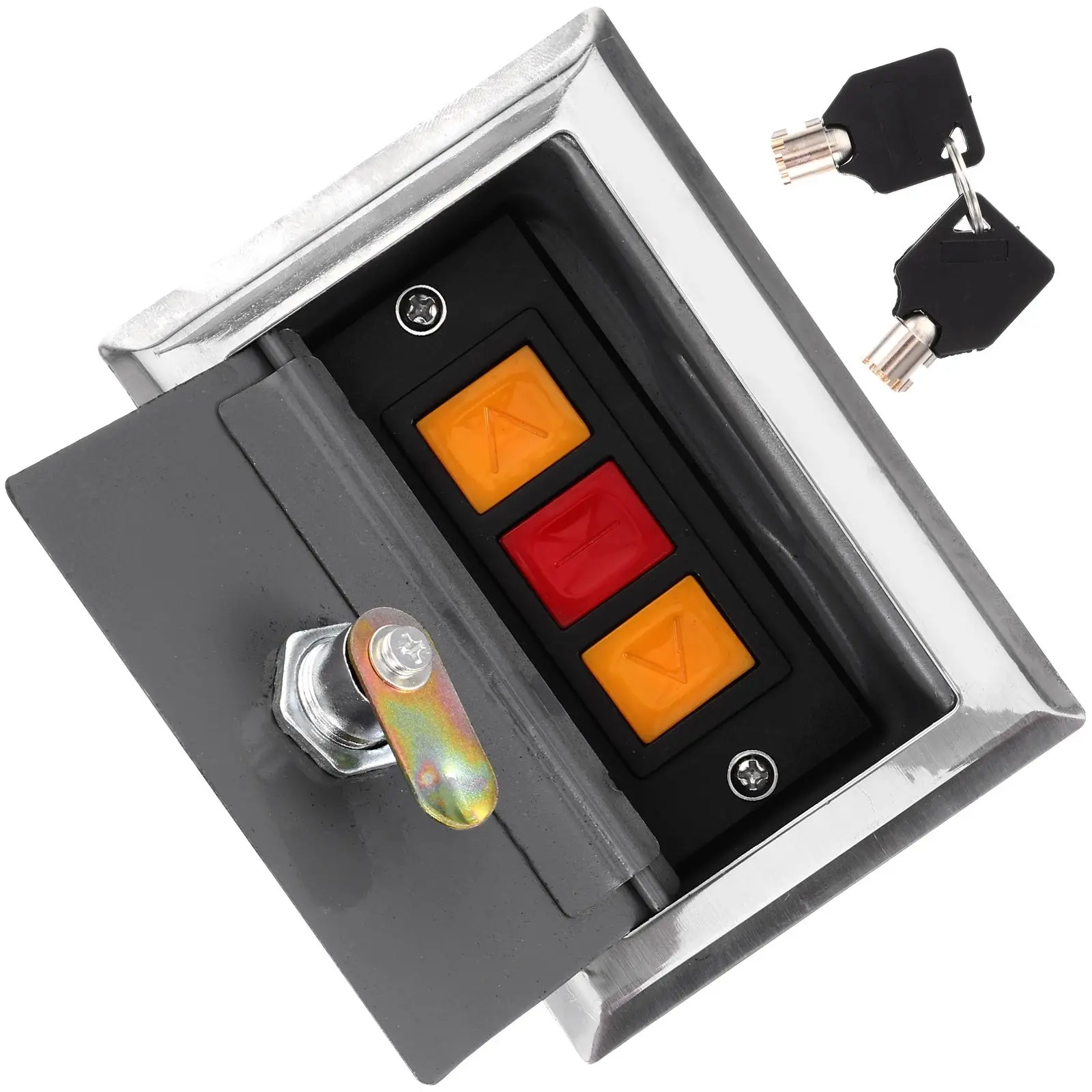 Remote Control Switch Box Plastic Momentary Push Button Starter Gate Opener Shutter Door Rolling Manual Outdoor
Remote Control Switch Box Plastic Momentary Push Button Starter Gate Opener Shutter Door Rolling Manual Outdoor
