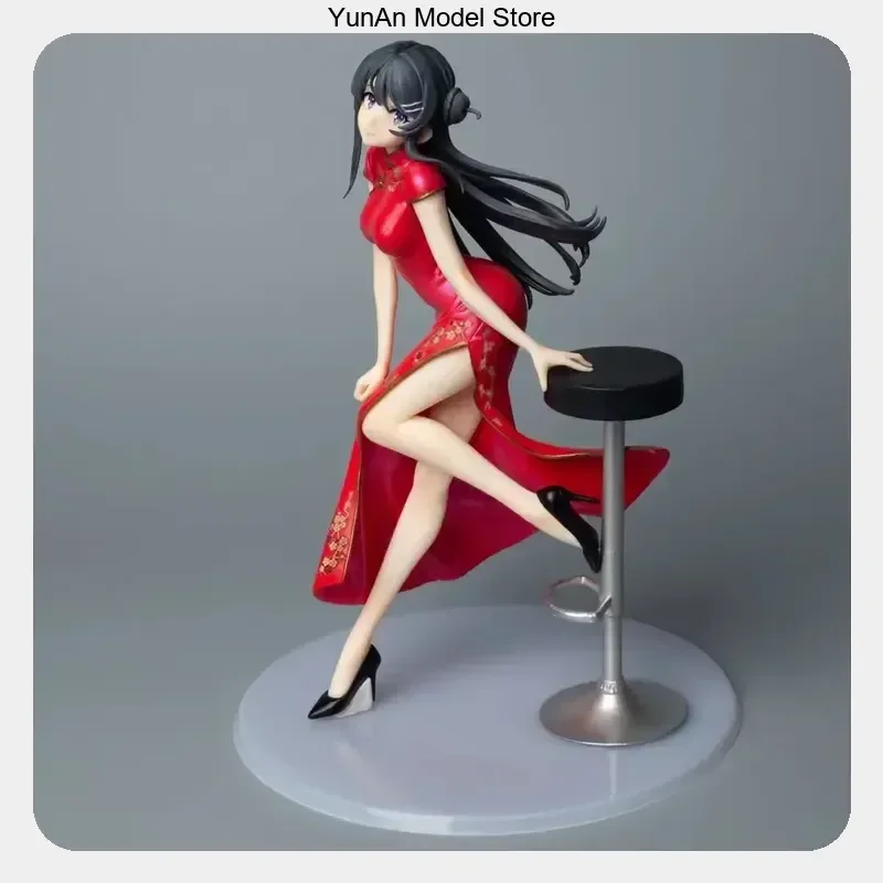 Anime Figure Statue Desktop Decor Gift for Fans 23cm Rascal Does Not Dream Sakurajima Mai Senior Chinese Style Red Qipao
Anime Figure Statue Desktop Decor Gift for Fans 23cm Rascal Does Not Dream Sakurajima Mai Senior Chinese Style Red Qipao