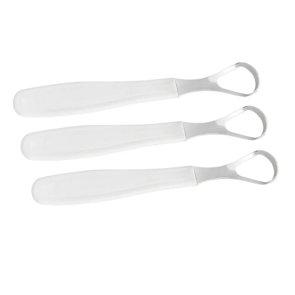 3Pcs Stainless Steel Tongue Scraper Set Effective Oral Cleaning Tool for Bad Breath Removal Tongue Cleaner Daily Use Portable
3Pcs Stainless Steel Tongue Scraper Set Effective Oral Cleaning Tool for Bad Breath Removal Tongue Cleaner Daily Use Portable