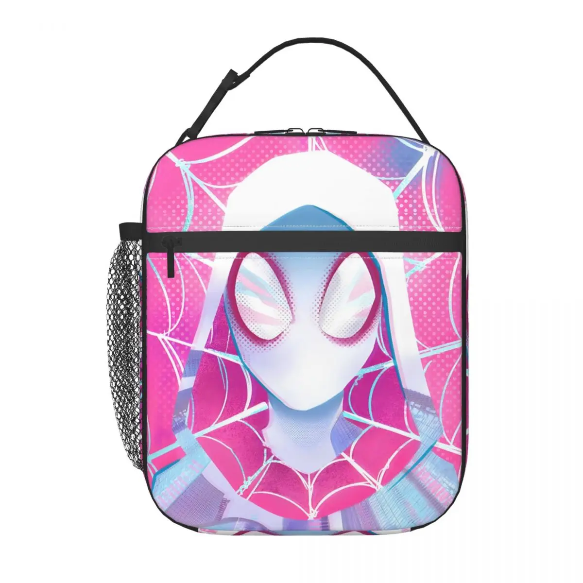 Custom Gwen Cartoon Resuable Lunch Boxes for Waterproof Superhero Comic Thermal Cooler Food Insulated Lunch Bag Office Work
Custom Gwen Cartoon Resuable Lunch Boxes for Waterproof Superhero Comic Thermal Cooler Food Insulated Lunch Bag Office Work