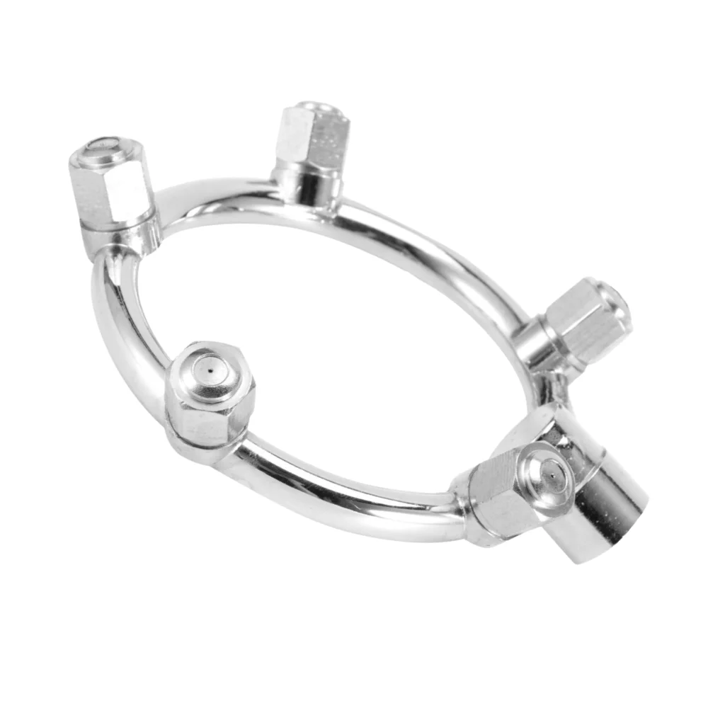 Прочная распылительная насадка G1/4 с 5 головками, из нержавеющей стали, круглая, серебристая, для увлажнения растений
Прочная распылительная насадка G1/4 с 5 головками, из нержавеющей стали, круглая, серебристая, для увлажнения растений