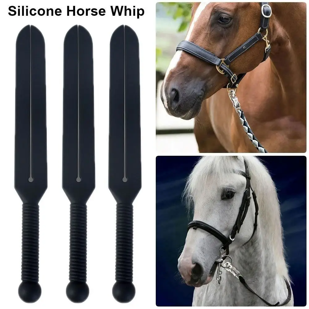 Portable Horse Riding Whip 38cm Silicone Equestrian Training Pointer Wear-resistant with Handle Horse Riding Crops Horse Rider
Portable Horse Riding Whip 38cm Silicone Equestrian Training Pointer Wear-resistant with Handle Horse Riding Crops Horse Rider