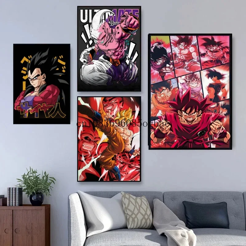 Classic Hot-blooded Anime Dragon Ball Goku Character Poster High Quality Art Canvas Paintings Wall Art Room Home Decorations
Classic Hot-blooded Anime Dragon Ball Goku Character Poster High Quality Art Canvas Paintings Wall Art Room Home Decorations