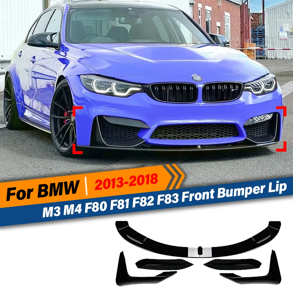 For BMW M3 M4 F80 F81 F82 F83 2013 2014 2015 2016 2017 2018 Front Bumper Lip Splitter Guard Protector Spoiler Diffuser Body Kits
For BMW M3 M4 F80 F81 F82 F83 2013 2014 2015 2016 2017 2018 Front Bumper Lip Splitter Guard Protector Spoiler Diffuser Body Kits