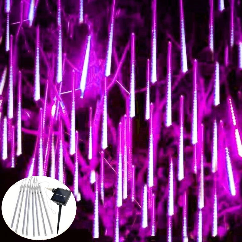 30/50CM LED Solar Meteor Shower Rain 8 Tube String Light Fairy Lamp Outdoor Christmas Garden Wedding Party Holiday Decoration
30/50CM LED Solar Meteor Shower Rain 8 Tube String Light Fairy Lamp Outdoor Christmas Garden Wedding Party Holiday Decoration
