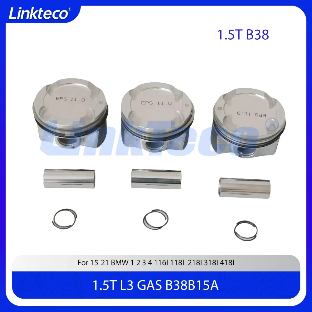 Engine Part Piston & Ring Set Fit 1.5 T L L3 GAS B38 B38A15 For 15-21 BMW 116i 118i 218i 318i 418i Mini Cooper 1.5T B38B15A
Engine Part Piston & Ring Set Fit 1.5 T L L3 GAS B38 B38A15 For 15-21 BMW 116i 118i 218i 318i 418i Mini Cooper 1.5T B38B15A