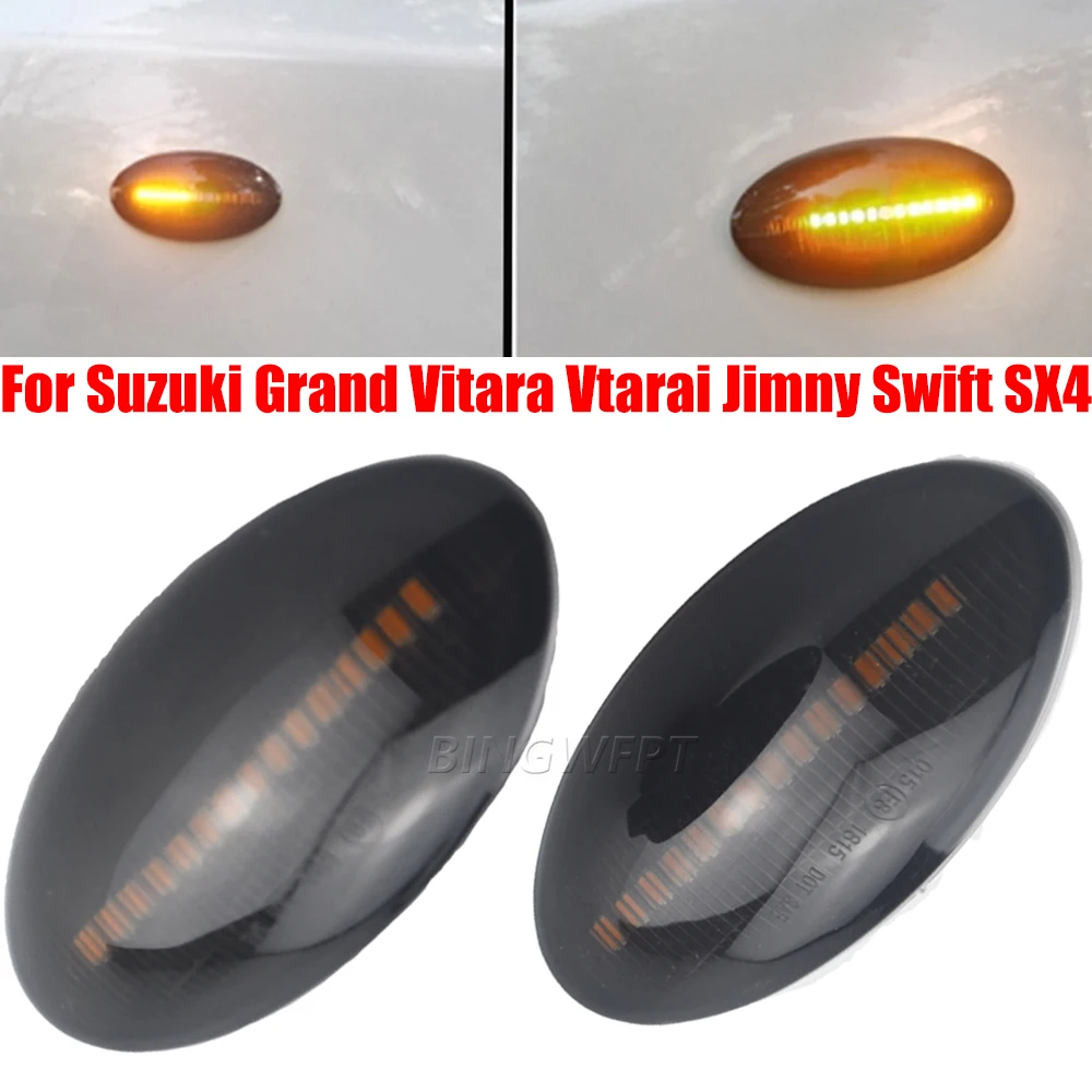 2PCS For Suzuki Swift Jimmy Vitara SX4 Alto Led Dynamic Side Marker Turn Signal Light Sequential Blinker Light Amber Indicator
2PCS For Suzuki Swift Jimmy Vitara SX4 Alto Led Dynamic Side Marker Turn Signal Light Sequential Blinker Light Amber Indicator