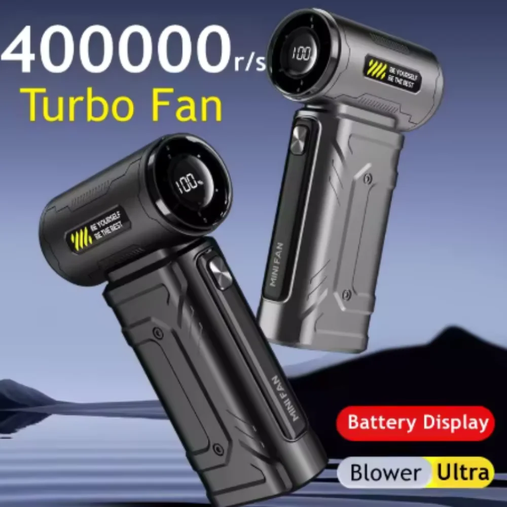 400000RPM Violent Fan Dust Blowing Brushless Ultra Turbo Fan Jet Battery Display High-Speed Handheld Powerful Blower Low Noise
400000RPM Violent Fan Dust Blowing Brushless Ultra Turbo Fan Jet Battery Display High-Speed Handheld Powerful Blower Low Noise