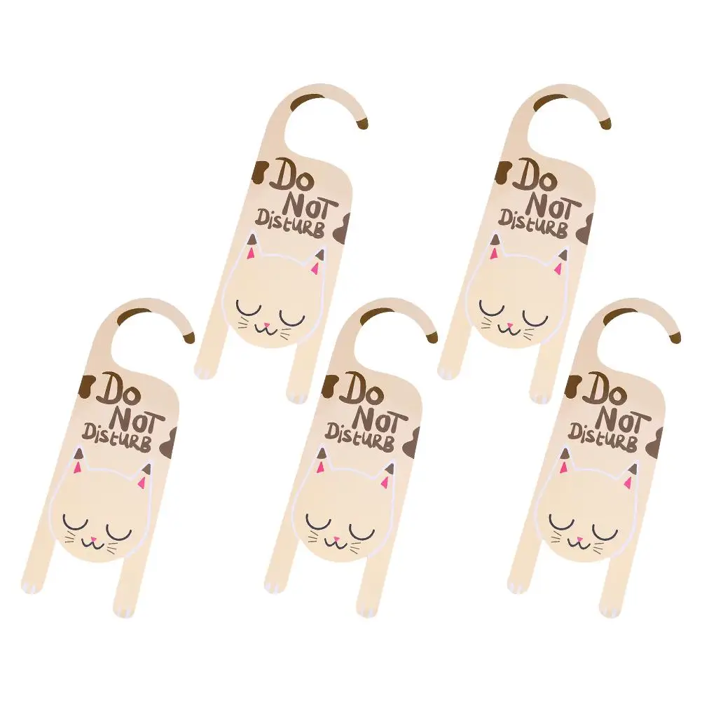 5Pcs Door Hanger Tags PVC Unique Bedroom Hotel Office Signs Do Not Disturb Practical Design Long Life
5Pcs Door Hanger Tags PVC Unique Bedroom Hotel Office Signs Do Not Disturb Practical Design Long Life