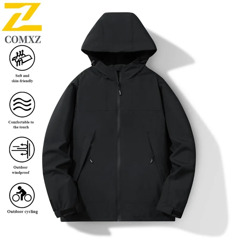 COMXZ Men's Mesh Windbreaker Stretch Waterproof Windproof Hooded Jacket Oversize Outdoor Coat for Hiking Camping Fishing Autumn
COMXZ Men's Mesh Windbreaker Stretch Waterproof Windproof Hooded Jacket Oversize Outdoor Coat for Hiking Camping Fishing Autumn