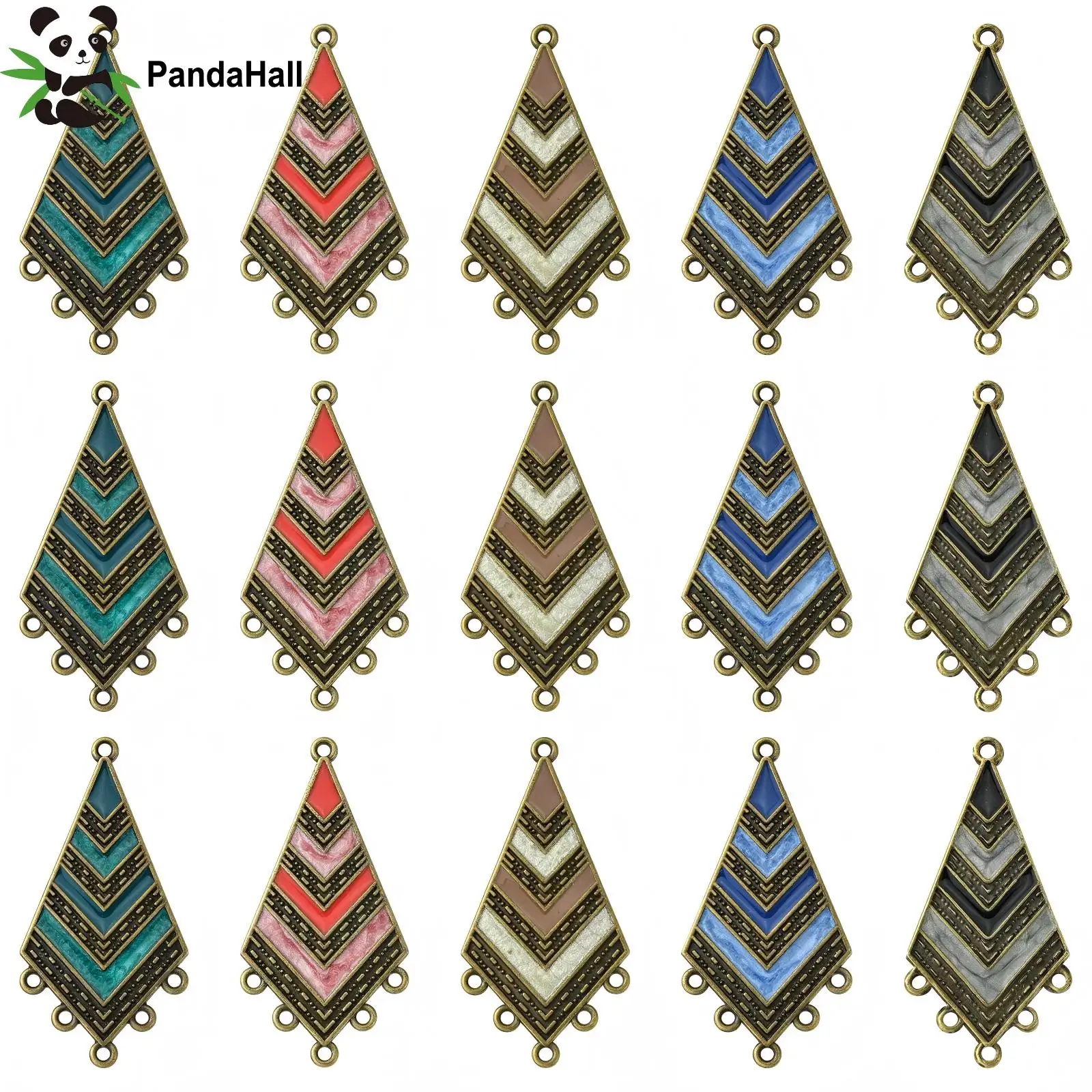 PandaHall 30Pcs 5 Colors Boho Chandelier Components Links Antique Bronze Tibetan Style Connector for Earrings Jewelry Making
PandaHall 30Pcs 5 Colors Boho Chandelier Components Links Antique Bronze Tibetan Style Connector for Earrings Jewelry Making