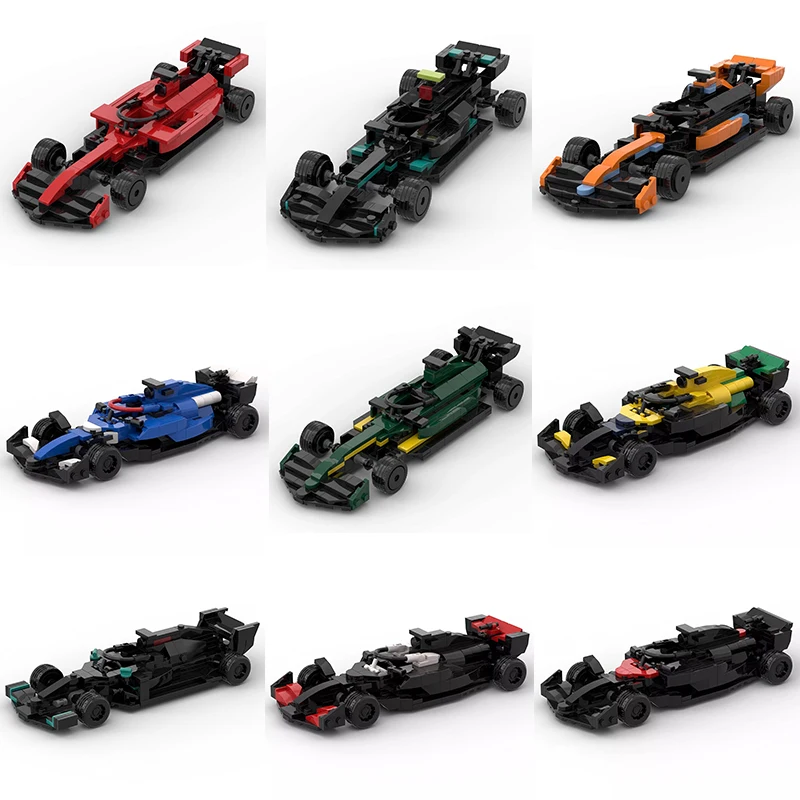 MOC F1 Технический автомобиль W15 FW45 MCL38 SF-23 AMR23 RS20 VCARB 01 Скорость Формула 1 Гоночный автомобиль Наборы DIY Строительные блоки Детские игрушки Подарок
MOC F1 Технический автомобиль W15 FW45 MCL38 SF-23 AMR23 RS20 VCARB 01 Скорость Формула 1 Гоночный автомобиль Наборы DIY Строительные блоки Детские игрушки Подарок