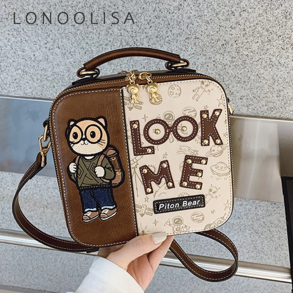 Luxury Handbags Cute Bear Pattern Women Bags Designer Top Quality PU Leather Crossbody Bags for Women Fashion Shoulder Bag 2026
Luxury Handbags Cute Bear Pattern Women Bags Designer Top Quality PU Leather Crossbody Bags for Women Fashion Shoulder Bag 2026