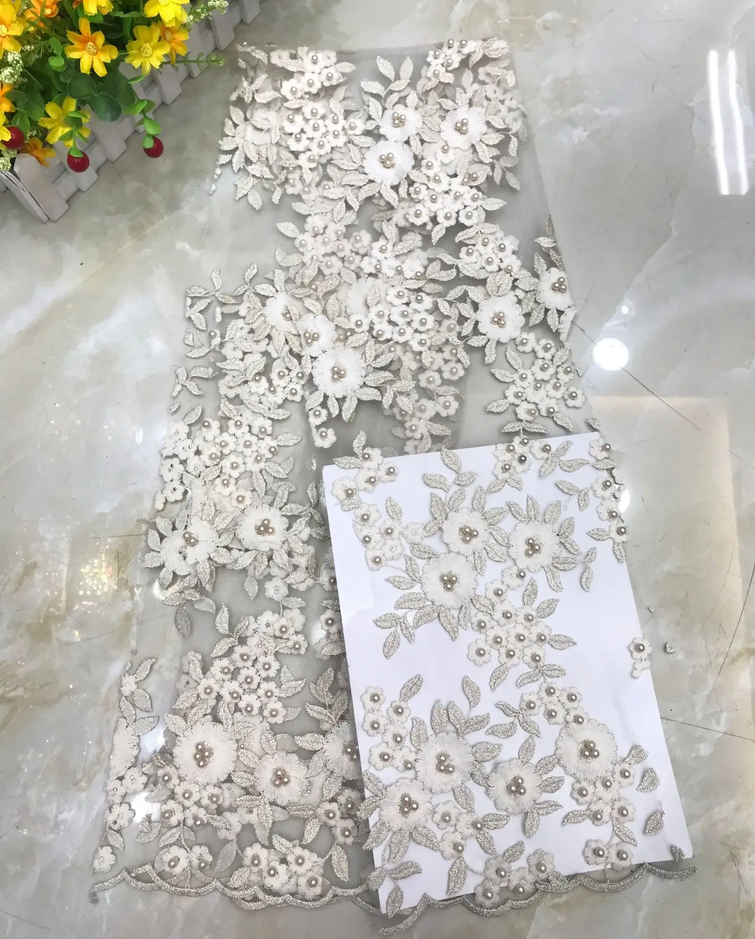 3D Floral Embroidered Lace Fabric,Cotton Poly Yarn DyedTulle for Wedding EveningDress Formal Women DressDIY Garment SewingSupply
3D Floral Embroidered Lace Fabric,Cotton Poly Yarn DyedTulle for Wedding EveningDress Formal Women DressDIY Garment SewingSupply
