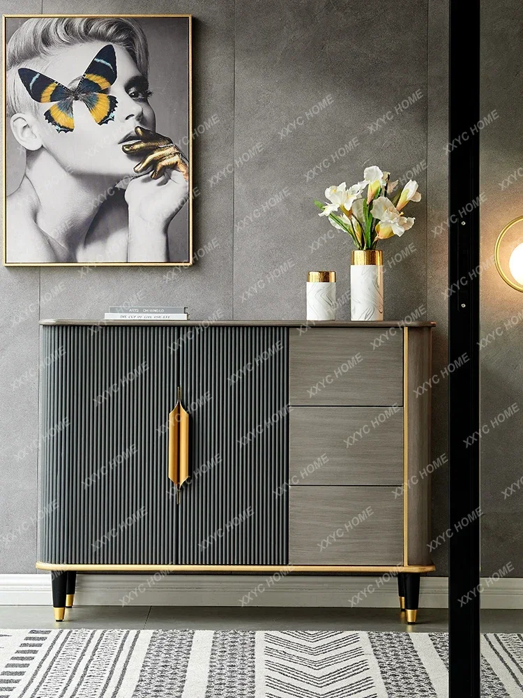 A Light luxury entrance shoe cabinet simple living room multi-functional decorative cabinet
A Light luxury entrance shoe cabinet simple living room multi-functional decorative cabinet
