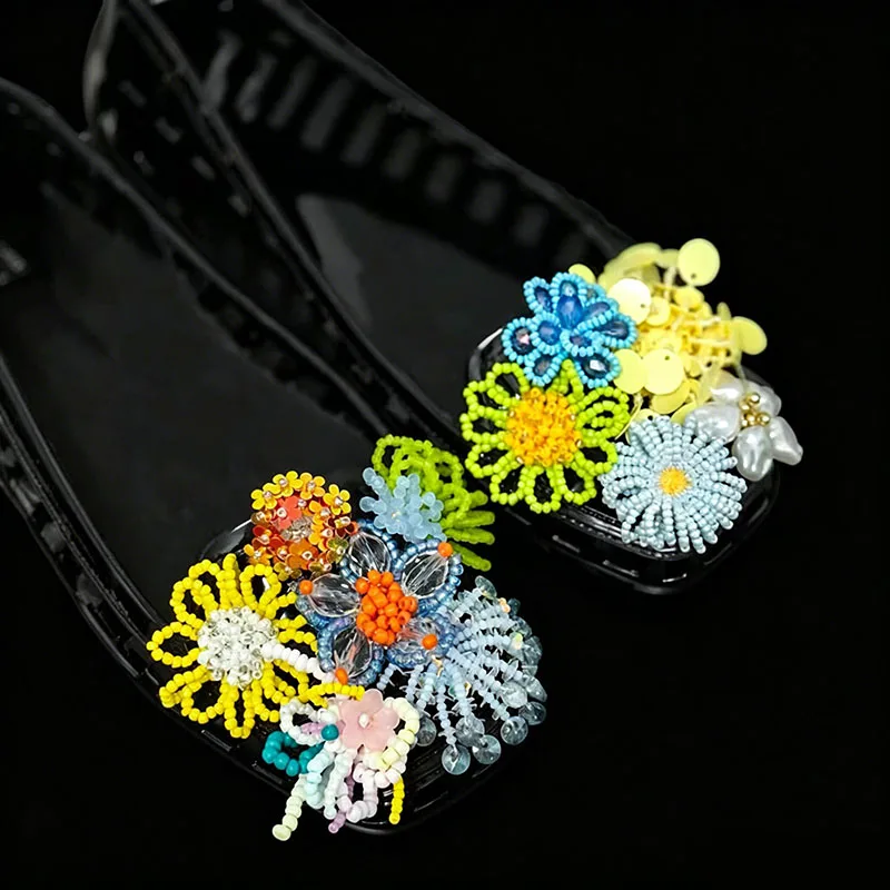 Crystal Handcrafted Beaded Jelly Shoes Shoes Buckles Sandals Decorative DIY Accessory Shoe Flower Slippers Jewelry Accessories
Crystal Handcrafted Beaded Jelly Shoes Shoes Buckles Sandals Decorative DIY Accessory Shoe Flower Slippers Jewelry Accessories