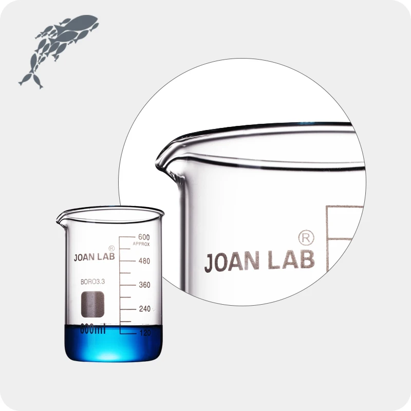 JOANLAB Lab Borosilicate Glassware Low Form Glass Beaker with Spout
JOANLAB Lab Borosilicate Glassware Low Form Glass Beaker with Spout