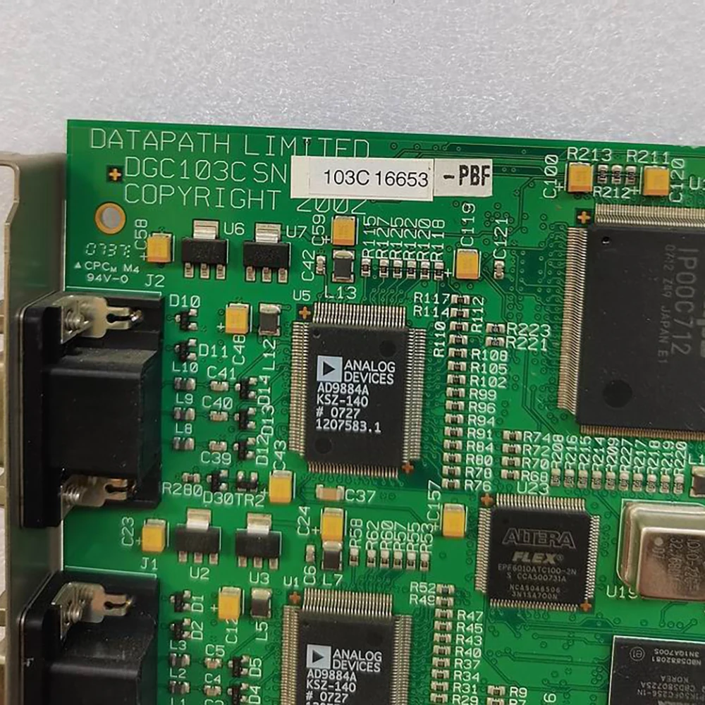 Оригинальная карта видеозахвата DATAPATH LIMITED DGC103C Copyright 2002, карта видеозахвата
Оригинальная карта видеозахвата DATAPATH LIMITED DGC103C Copyright 2002, карта видеозахвата