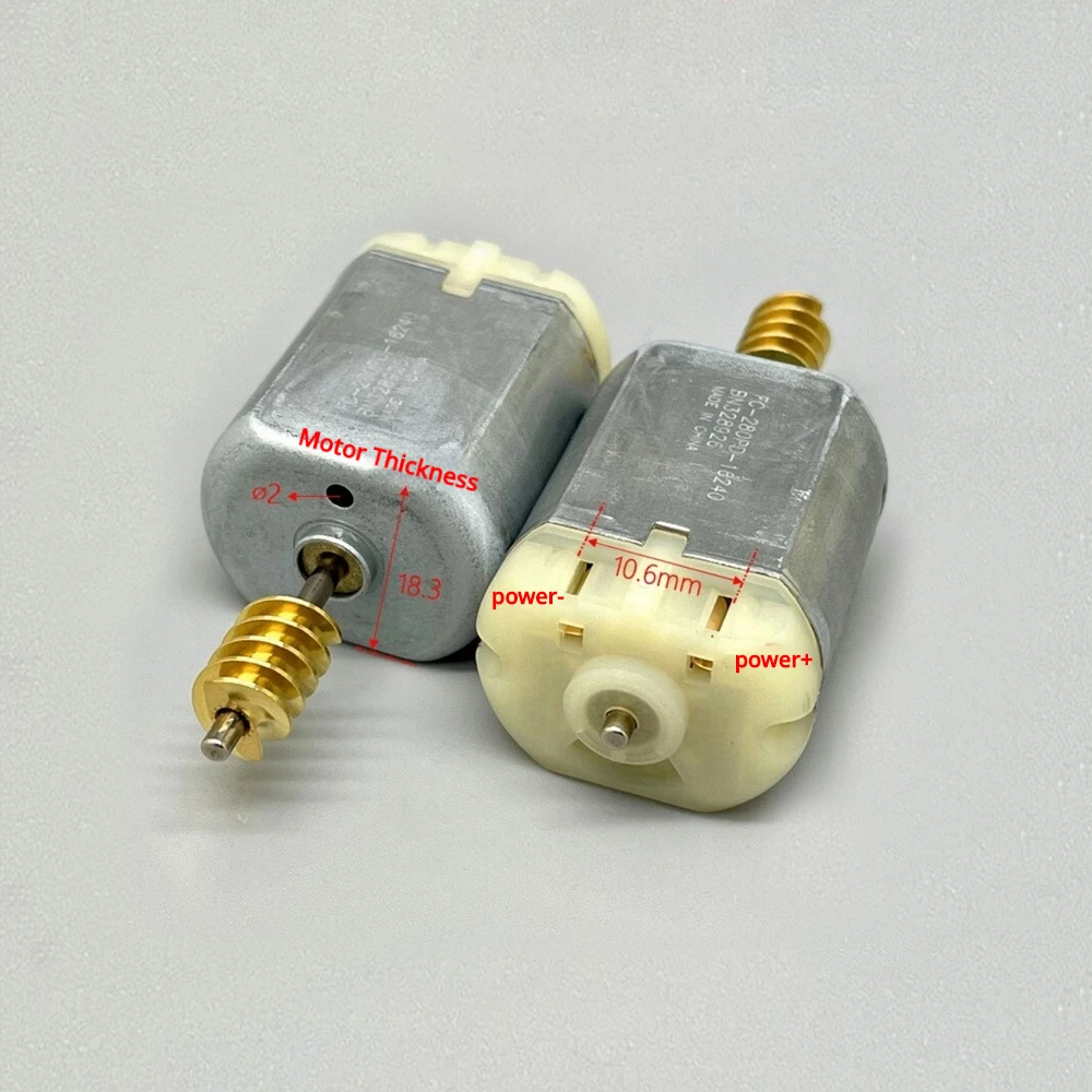 FC-280PD-16240 DC12V Car Central Door Lock Actuator Motor DC8-16V 0.048A 7900RPM Motor for Power Fold Mirror Door Lock
FC-280PD-16240 DC12V Car Central Door Lock Actuator Motor DC8-16V 0.048A 7900RPM Motor for Power Fold Mirror Door Lock