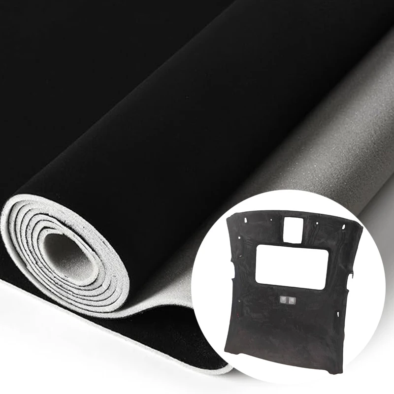 Luxury Black Suede Foam Backed Car Interior Roof Lining Headliner Fabric Material for Auto Upholstery Repair Sky Fabrics Cloth
Luxury Black Suede Foam Backed Car Interior Roof Lining Headliner Fabric Material for Auto Upholstery Repair Sky Fabrics Cloth
