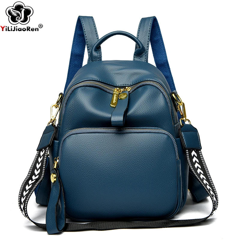 Fashion Backpack Women Shoulder Bag Elegant Rucksack Female Soft Leather Back Pack Ladies Travel Bag Multifunctional School Bags
Fashion Backpack Women Shoulder Bag Elegant Rucksack Female Soft Leather Back Pack Ladies Travel Bag Multifunctional School Bags