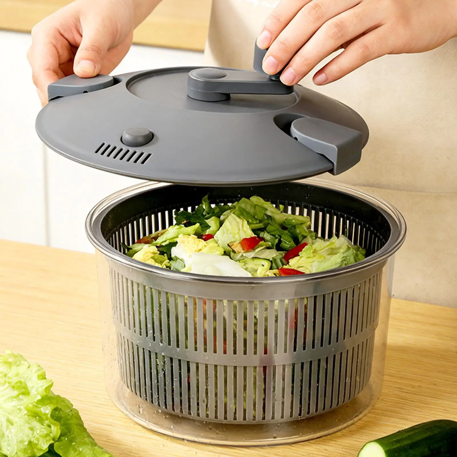 Vegetable Chopper Manual Shredder and Slicer Food Dicer Chopper and Drain Basket for Kitchen Home Cooking Onion Garlic Potato
Vegetable Chopper Manual Shredder and Slicer Food Dicer Chopper and Drain Basket for Kitchen Home Cooking Onion Garlic Potato