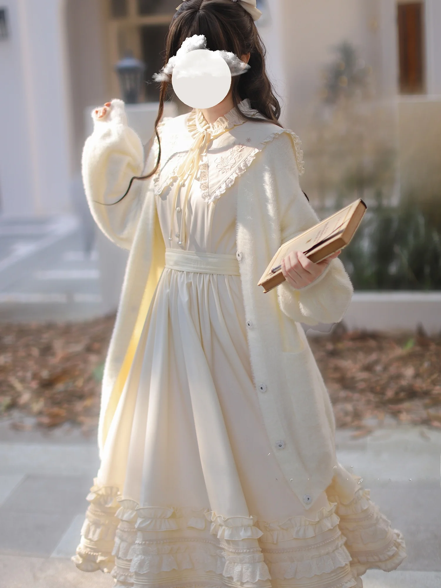 Walnut JK Snow Fluffy Long Open Cardigan Soft Knitted Sweater Autumn Winter Faion Sweet Sle Medium Length Other Material
Walnut JK Snow Fluffy Long Open Cardigan Soft Knitted Sweater Autumn Winter Faion Sweet Sle Medium Length Other Material