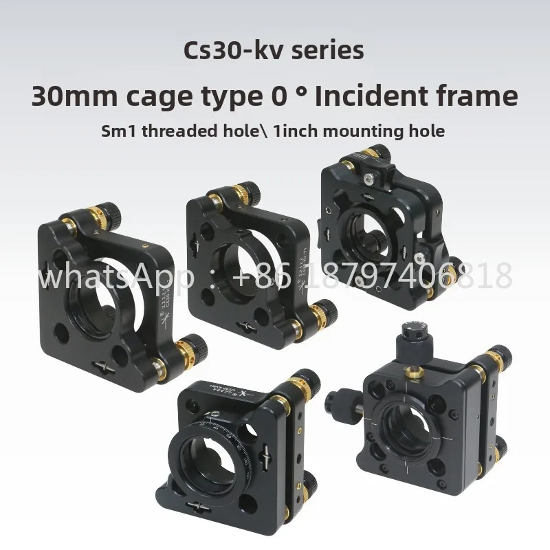 30Mm Cage Type 0 ° Incident Frame\ Cage Type System Optical Adjustment Frame
30Mm Cage Type 0 ° Incident Frame\ Cage Type System Optical Adjustment Frame