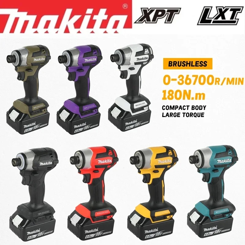 Makita Wireless Drills DTD173 Charging Drill Brushless Driver 18V Electric Screwdriver Impact Hand Electric Drill Electric Tool
Makita Wireless Drills DTD173 Charging Drill Brushless Driver 18V Electric Screwdriver Impact Hand Electric Drill Electric Tool