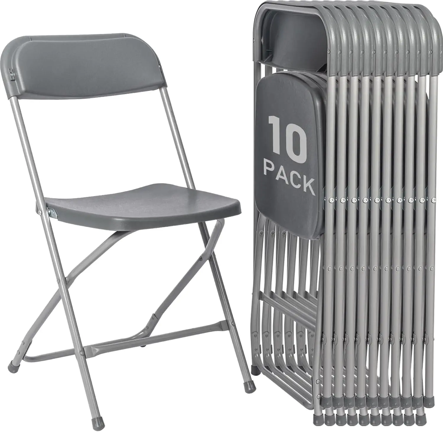 10 Pa Grey Plastic Folding Chairs,Portable Party Chairs Stackable Commercial Folding Chairs With Steel Frame For Home Office
10 Pa Grey Plastic Folding Chairs,Portable Party Chairs Stackable Commercial Folding Chairs With Steel Frame For Home Office