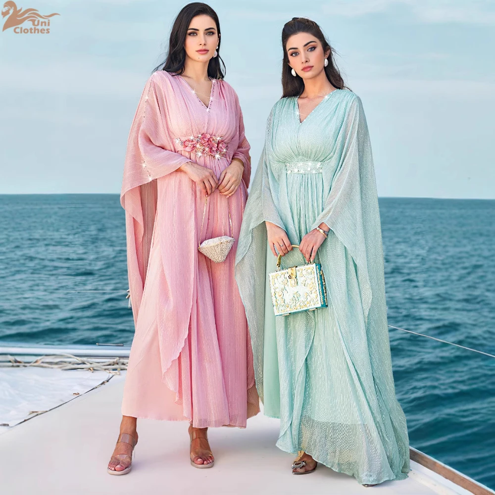 New Fashion Abaya Morocco Rhinestone Decorated Maxi Dresses Dolman Sleeve Kaftan Mesh Cape
New Fashion Abaya Morocco Rhinestone Decorated Maxi Dresses Dolman Sleeve Kaftan Mesh Cape