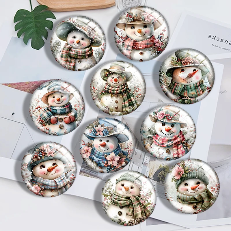 Watercolor Village Snowman mix 12mm/18mm/20mm/25mm Round photo glass cabochon demo flat back Making findings
Watercolor Village Snowman mix 12mm/18mm/20mm/25mm Round photo glass cabochon demo flat back Making findings